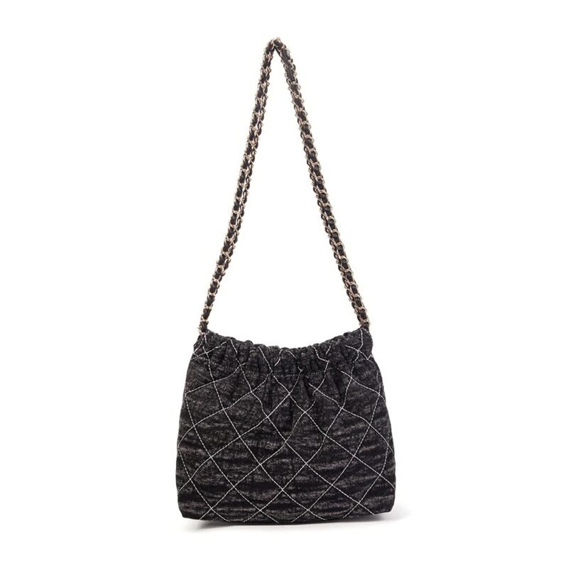 Womens Washed Denim Shoulder Bag Ladies Handbag